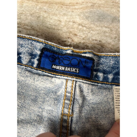 Sasson Modern Basics Acid Wash 80’s Mom Jeans Super High Waist Size 26W Women’s - Picture 5 of 10